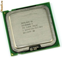 Procesir Intel Celeron D 346 3.06GHz/256/533 - socket LGA775 - impecabil - 60 lei foto