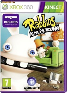 Raving Rabbids Alive and Kicking Kinect Xbox 360 PAL foto