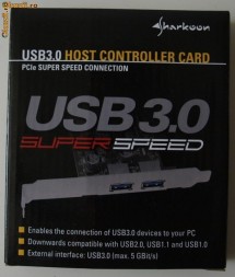 Placa 2x USB 3.0 PCI Express (PCIe)