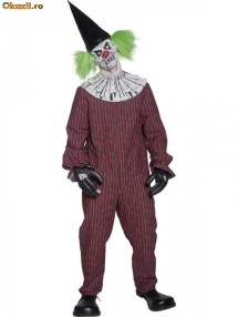 Costum Halloween Adulti Twisted Clown  BRU156 foto