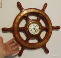 Hamburg Ships Bell Clock anii 70 provenienta Germania