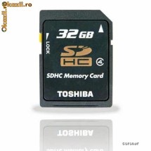 Card De Memorie SDHC 32GB Toshiba Class 4 - Transport Gratuit