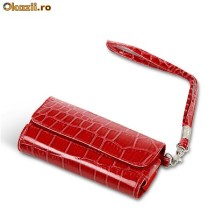 Design deosebit - CROCO LOOK - Husa, tip TOC, diferite culori, compatibila cu Apple iPhone 3G, 3GS, 4 si 4S! foto