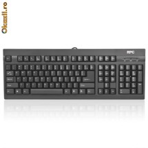Tastatura RPC PHKB-U660RO-AC01A USB Neagra