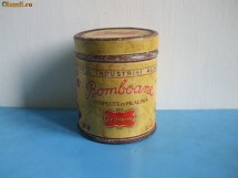 Cutie vintage din tabla pentru bomboane