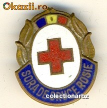 Insigna  Sora de cruce rosie-RPR foto