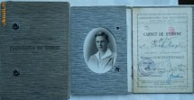 Universitatea din Bucuresti , Facultatea de Stiinte , Sectiunea Electrotehnica , carnet de student  , 1935 foto