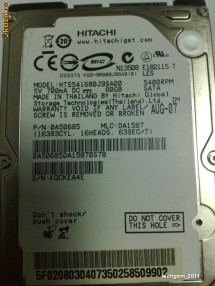 vand hdd 80 giga hitachi -ca nou -  fara probleme trimit peste tot - garantie foto