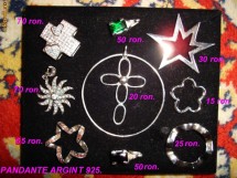 Vand pandante. argint 925 foto