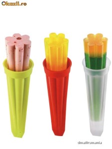 3 forme din silicon pentru inghetata
