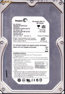 Hard disk HDD 320GB Seagate Barracuda 7200.10 - IDE - ATA100 - impecabil - 200 lei foto