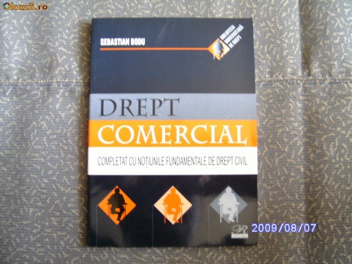 Drept Comercial - Curs Universitar - Stiinte juridice foto mare