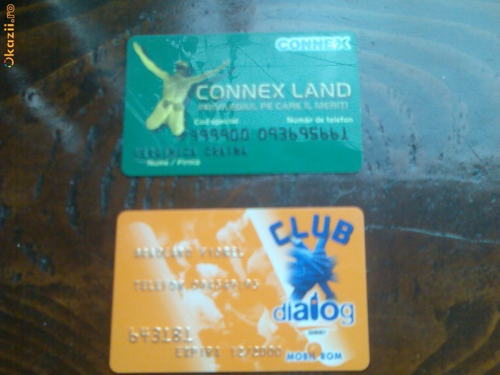 card fidelitate ConnexLand si Club Dialog foto mare