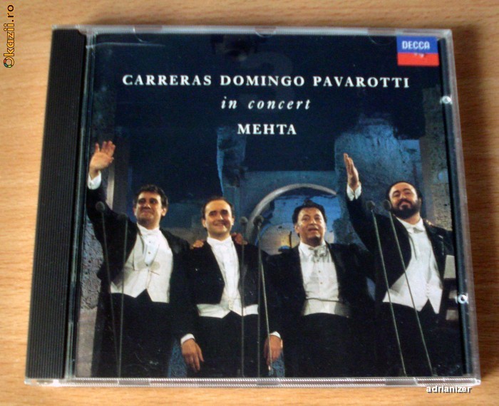 Carreras , Domingo , Pavarotti in concert - Mehta foto mare