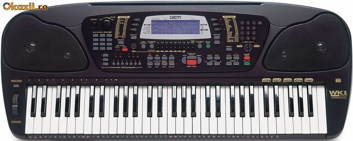 Orga (sintetizator) General music GEM WK1 arranger Keyboard foto mare