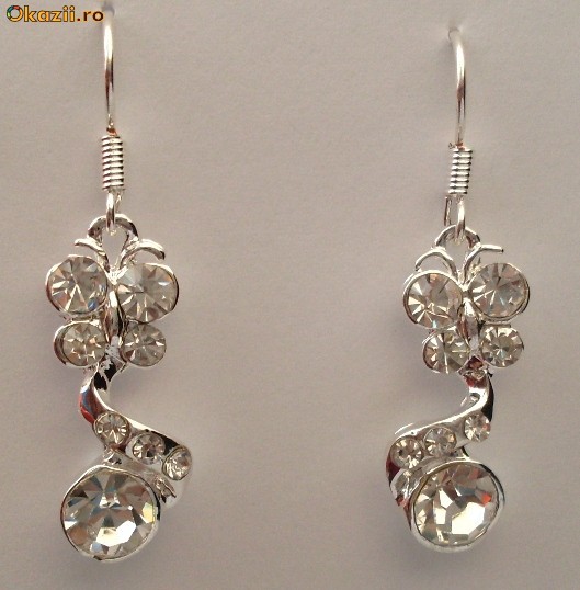 Cercei Diamonds of Beauty ,marimi si design unicat C1 foto mare