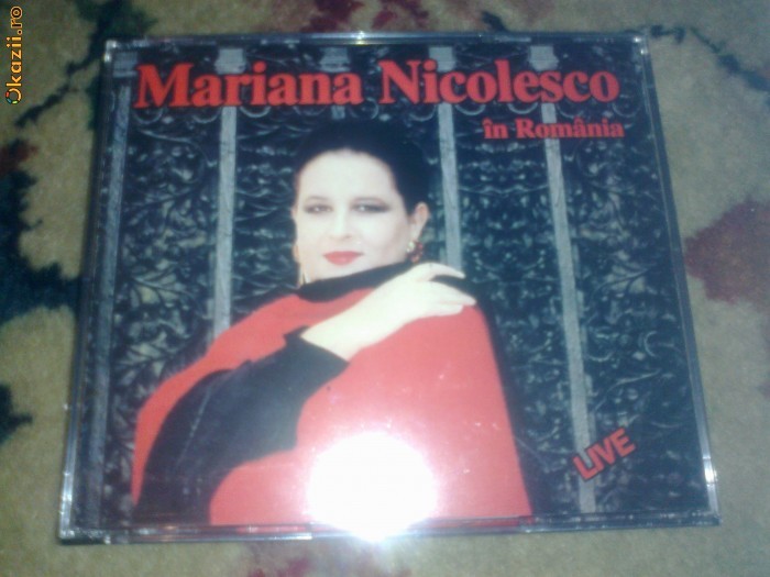 ALBUM MARIANA NICOLESCO IN ROMANIA LIVE 3 CD-URI foto mare