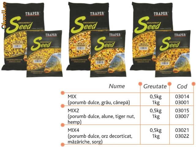 Mixturi din seminte Traper-  1kg foto mare