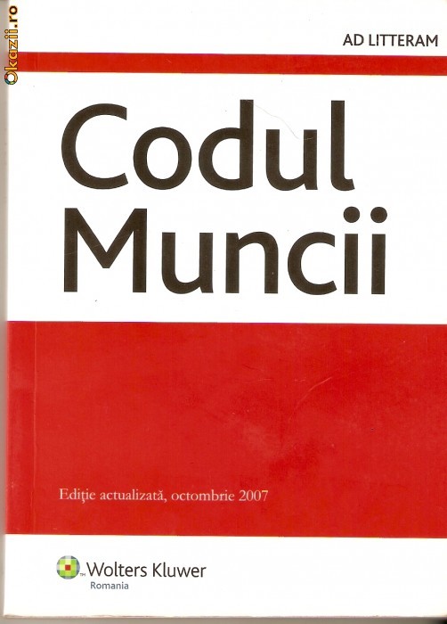 Codul Muncii foto mare