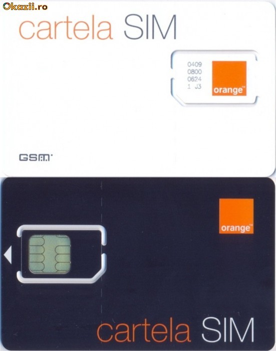 Cartela SIM Orange OraS 01c de colectie foto mare