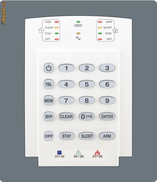 tastatura LED centrala antiefractie Paradox  model K10V,  NOUA !!! foto mare