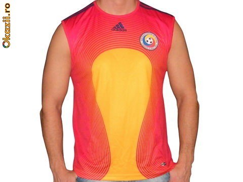 Tricou barbat Adidas Romania - tricou original fotbal foto mare