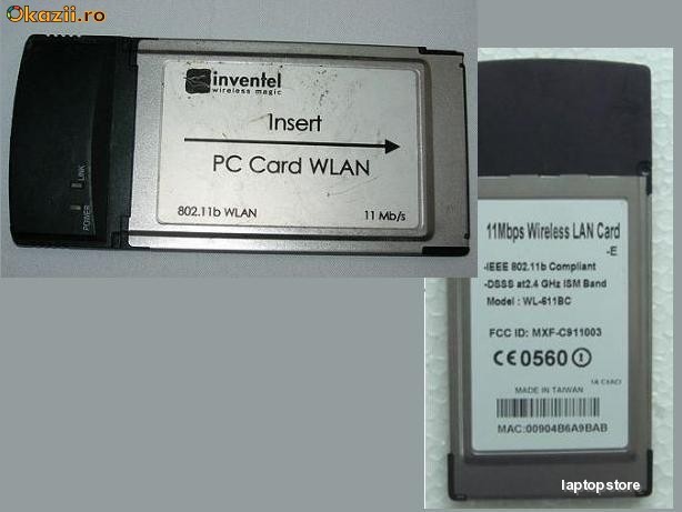 Placi retea Pcmcia wireless doar  39 lei foto mare