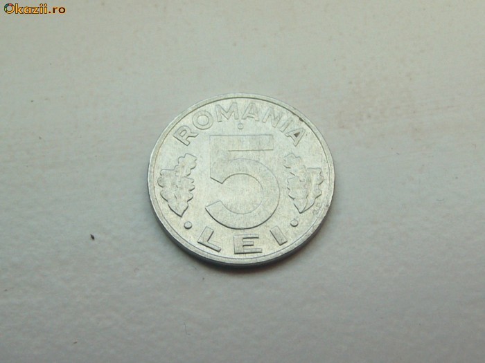 5 LEI din 1993 -ROMANIA- foto mare