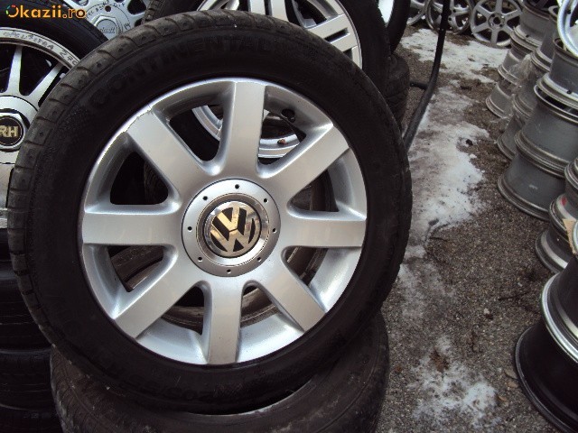 Jante Vw Golf V Passat Originale 16 Inch Continental 205 55 16 foto mare