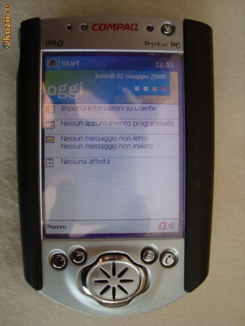 pda HP iPAQ H3700 enel docking station foto mare