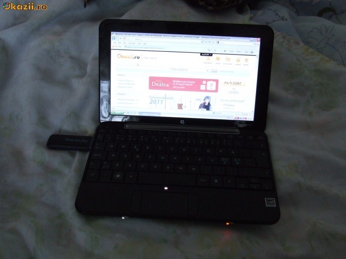 laptop mini COMPAQ HP foto mare