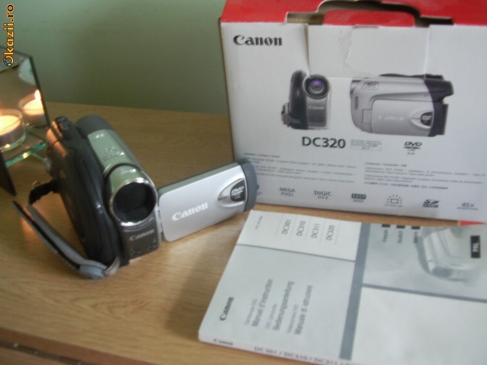 Camera Video CANON DC320 DVD Recording Pret 900 RON foto mare