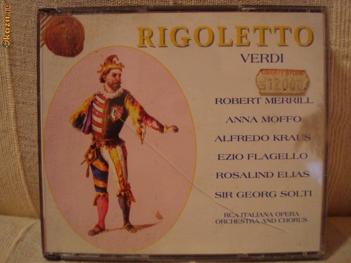 GIUSEPPE VERDI - Rigoletto 2CD foto mare