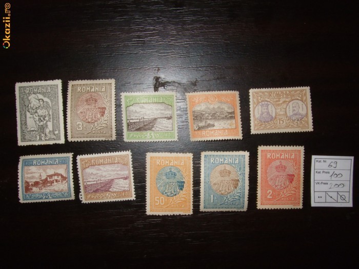 LP 69 , Silistra 1913 , MNH/** foto mare