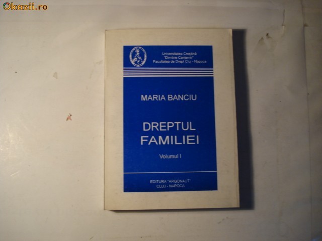 DREPTUL FAMILIEI-MARIA BANCIU foto mare