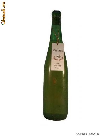 VIN VECHI Feteasca Vaslui 1986 foto mare