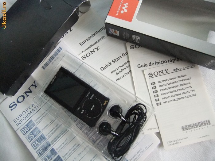 Mp4 Sony nou cutie 4Gb Model NWZ E443 Vand/Schimb cu telefon foto mare