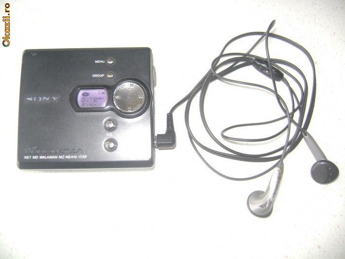 SONY  MINIDISC  MZ-NE410 foto mare