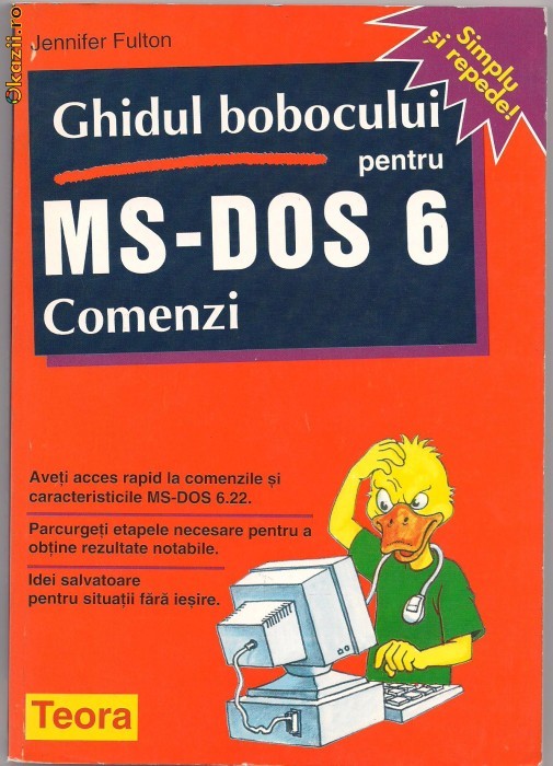 (16) Ghidul bobocului-MS-DOS 6 foto mare