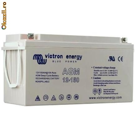 Acumulator Deep Cycle AGM 12V-165Ah foto mare