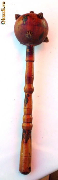 BUZDUGAN DE LEMN HANDMADE TIP ARTIZANAT foto mare