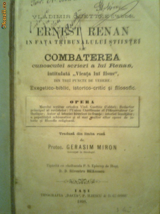 Ernest Revan in fata tribunalului stiintei foto mare