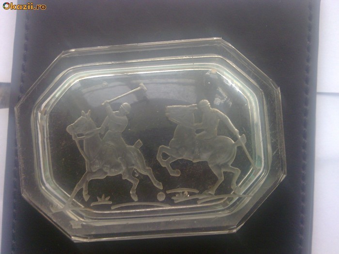 mica scrumiera din cristal anglia foto mare