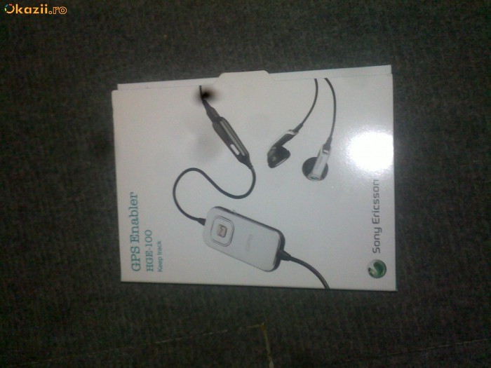 GPS Extern cu headset pentru Sony Ericsson foto mare