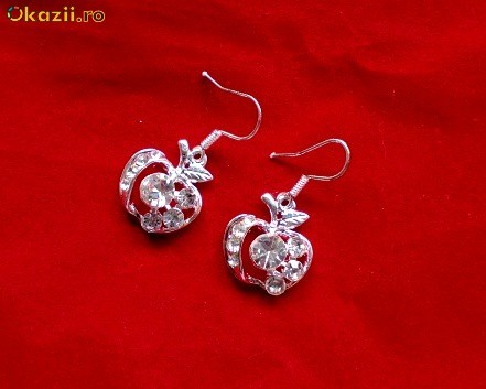 Cercei DIAMONDS of BEAUTY ,marimi si design unicat C41 foto mare