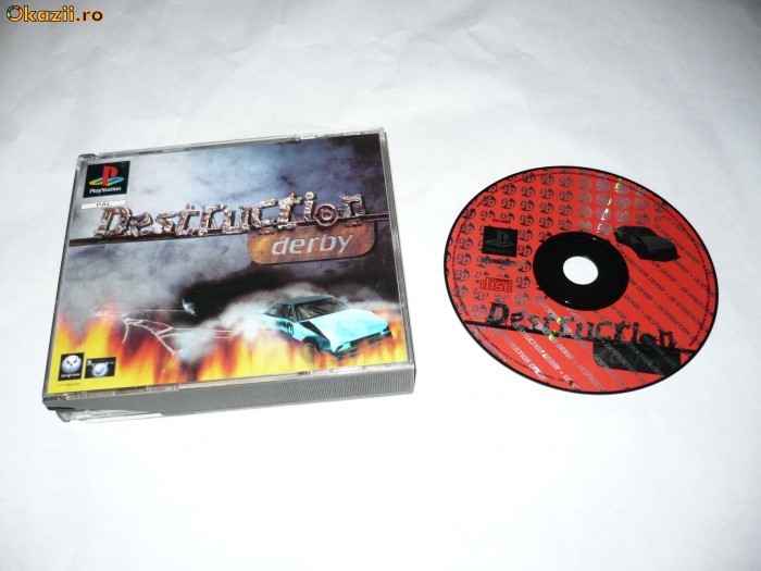 Joc Sony Playstation 1 - PS1 - PS ONE - Destruction Derby foto mare
