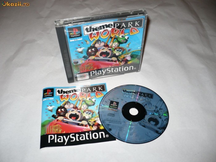 Joc Sony Playstation 1 - PS1 - PS ONE - Theme Park World foto mare