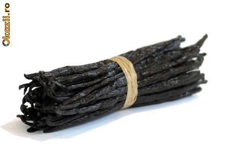 Pastai de vanilie Bourbon - origine INDIA - produse organice foto mare