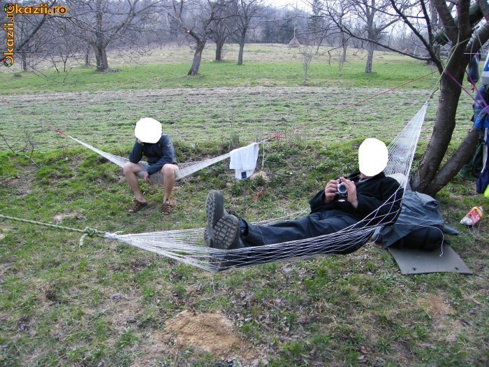 Hamac OUTDOOR  Bushcraft, supravietuire, alpinism, speologie foto mare