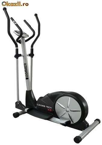 Bicicleta eliptica crosstrainer Hammer CrossTech X5 - similar Kettler - suporta 130 KG foto mare